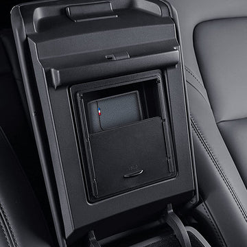 Armrest Hidden Storage Box for Tesla Model Y 2022-2025 - 0