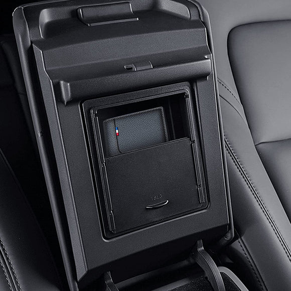 Armrest Hidden Storage Box for Tesla Model Y 2022-2025