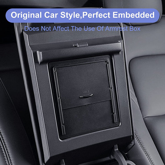 Armrest Hidden Storage Box for Tesla Model Y 2022-2025