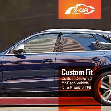 WeatherShields for Audi Q5 SQ5 MK1 2009-2016 Car Weather Shields Wind Deflectors Sun Visors - 0