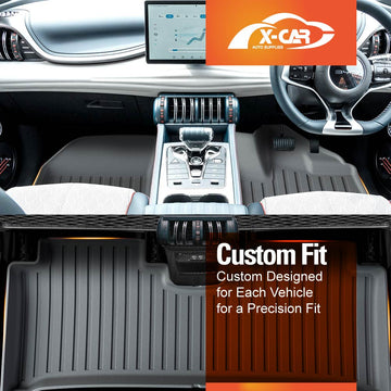 3D Car Floor Mats for BYD Atto 3 2022-2025 All-Weather Liners - 0