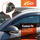 WeatherShields for Hyundai Tucson 2015-2021 Car Weather Shields Wind Deflectors Sun Visors-2