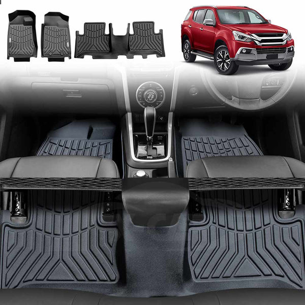 3D Floor Mats for Isuzu MU-X MUX 2013-2021 All-Weather Liners