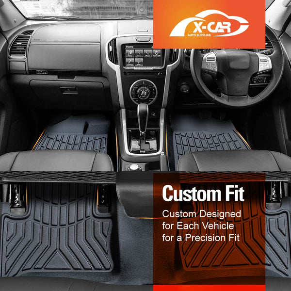 3D Floor Mats for Isuzu MU-X MUX 2013-2021 All-Weather Liners