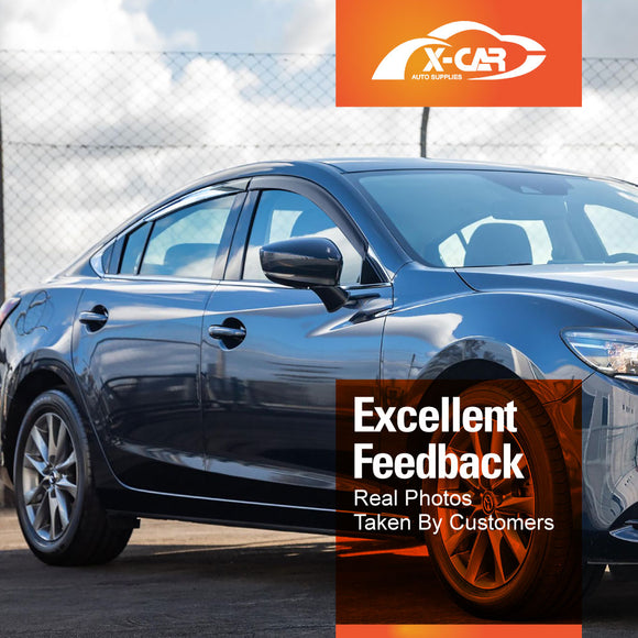 WeatherShields for Mazda 6 Sedan 2012-2025 Car Weather Shields Wind Deflectors Sun Visors