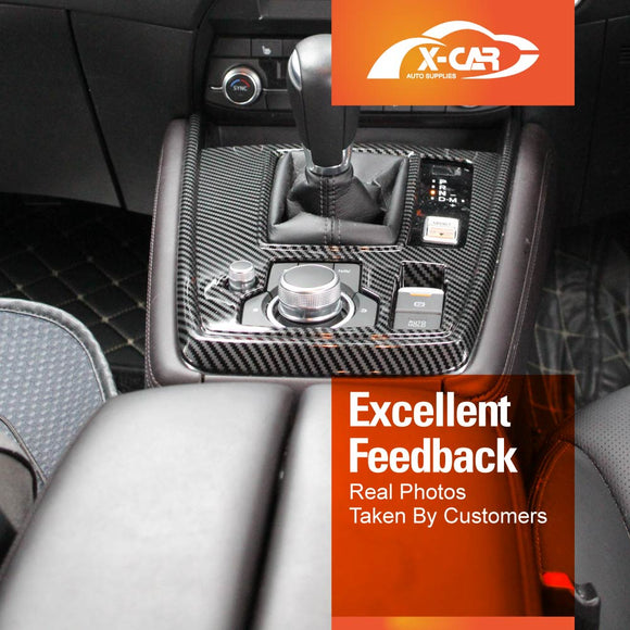 Gear Box Shifter Frame for Mazda CX-8 CX8 2018-2024 Carbon Fibre Style