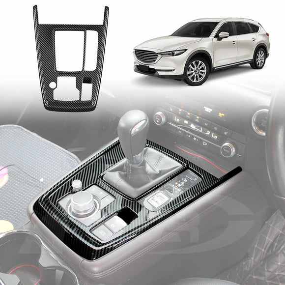 Gear Box Shifter Frame for Mazda CX-8 CX8 2018-2024 Carbon Fibre Style