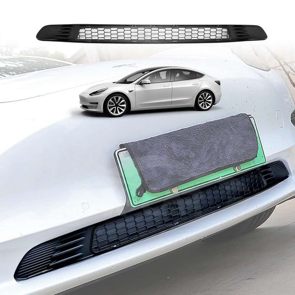 Tesla Model 3 Front Lower Bumper Air Inlet Grille Leaves Insect Guard