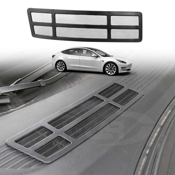 Tesla Model 3 Air Inlet Grille Cover Leaves Insect Guard 2019-2023