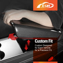 Tesla Model Y / Model 3 Armrest Pad & Rear AC Vent Covers Carbon Fiber Style-5