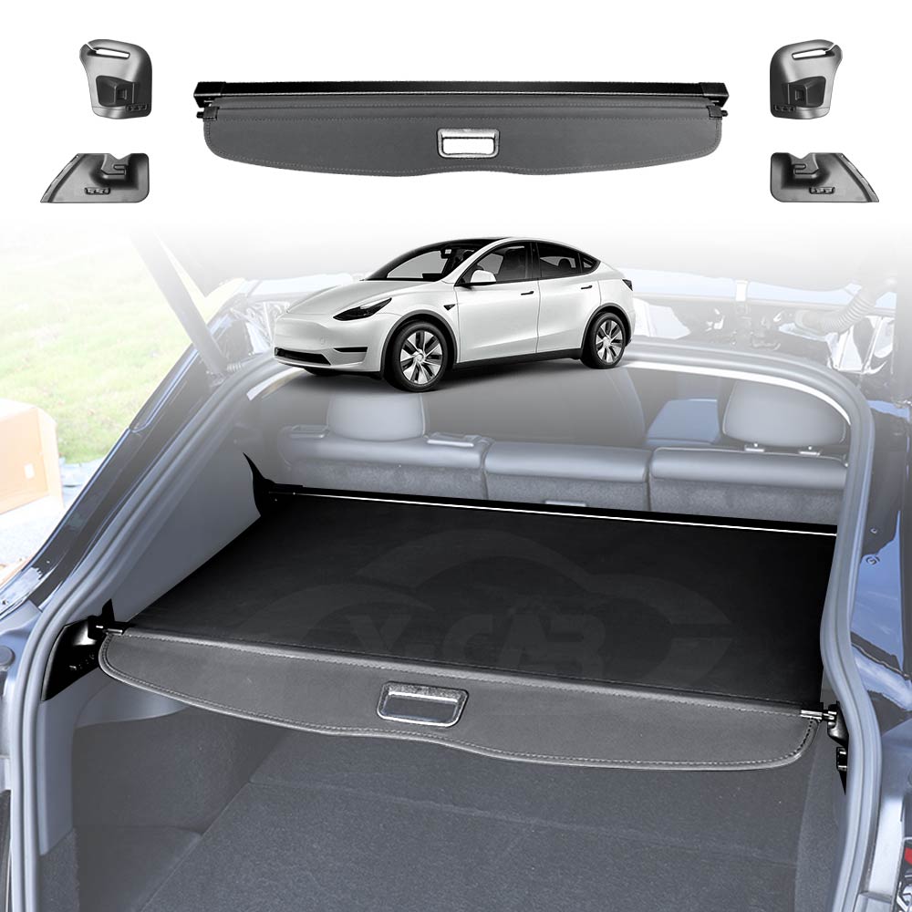 Tesla Model Y Retractable Cargo Cover 2022-2023 Accessories Car Trunk ...
