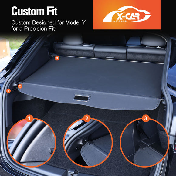 Tesla Model Y 2022-2023 Retractable Cargo Cover