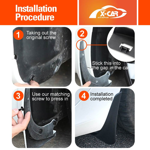 Tesla Model Y 2022-2025 Mud Flaps