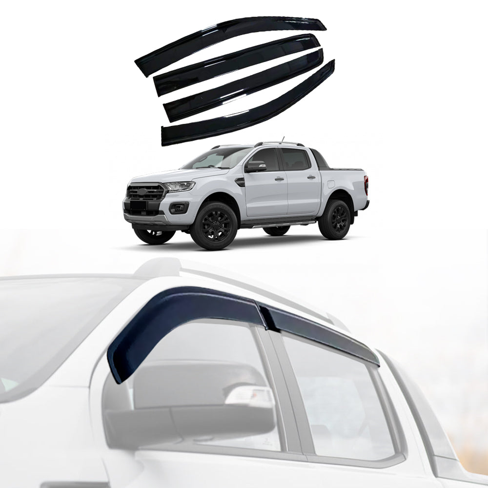 Weathershields for Ford Ranger 2011-2022 Car Weather Shields Wind ...