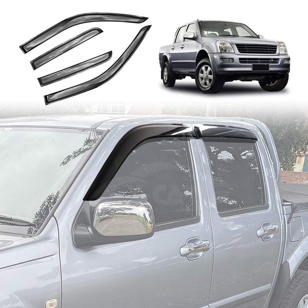 Weathershields for Holden Rodeo 2003-2008 RA Series Dual Cab Car ...