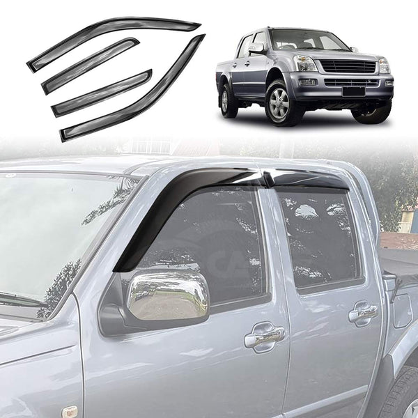 Weathershields for Holden Rodeo 2003-2008 RA Series Dual Cab Car Weather Shields Wind Deflectors Sun Visors