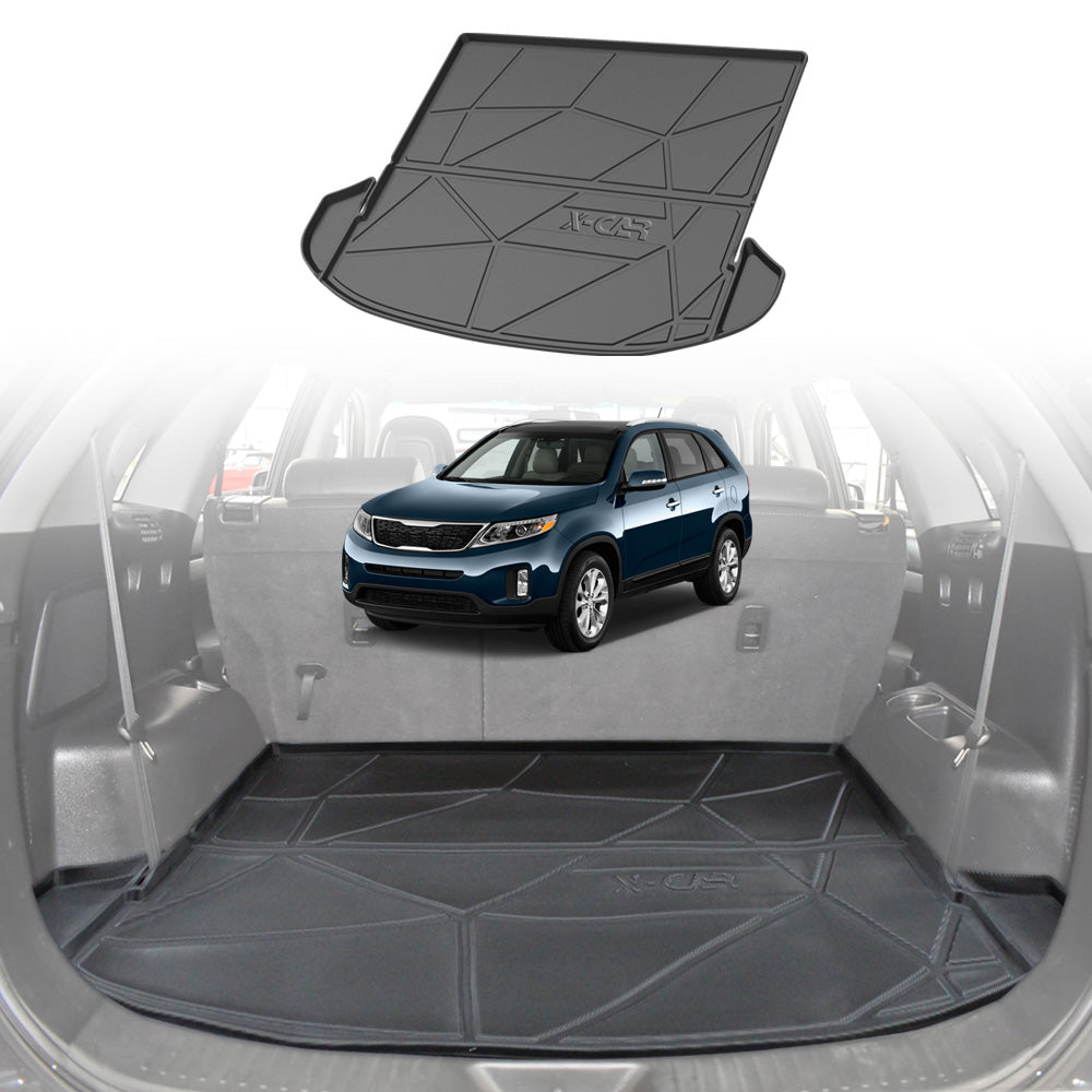 X-CAR Heavy Duty Trunk Cargo Mat For Kia Sorento 2009-2014 – Boot Liner Luggage Tray