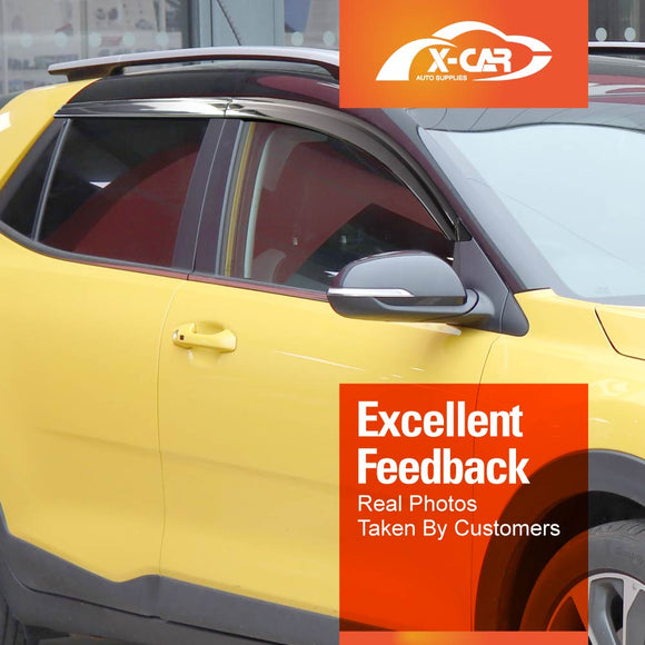 WeatherShields for Kia Stonic 2020-Onwards Car Weather Shields Wind Deflectors Sun Visors