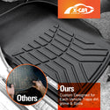 3D Floor Mats for Toyota Landcruiser 79/76 Series Dual Cab 2012-2022 All-Weather Car Liners