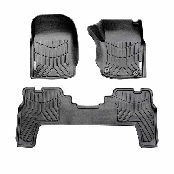 3D Floor Mats for Toyota Landcruiser 79/76 Series Dual Cab 2012-2022 All-Weather Car Liners