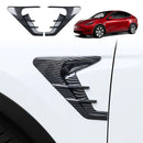 Carbon Fibre Style Trim Side Cameras Cover for Tesla Model 3 2017-2023 and Model Y 2021-2025-1