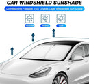 WindScreen Sun Shade for Tesla Model Y 2022-2025-3
