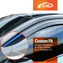 WeatherShields for Toyota CHR C-HR 2016-2023 Car Weather Shields Wind Deflectors Sun Visors-3
