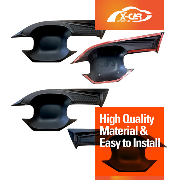 Door Handles Bowl Inserts Cover for ISUZU D-MAX DMAX Dual Cab 2020-Onwards