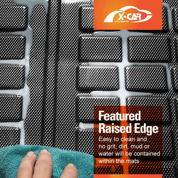 Tesla Model 3 Interior Liners Set 2019-2023 All-Weather Cargo Trunk Mats