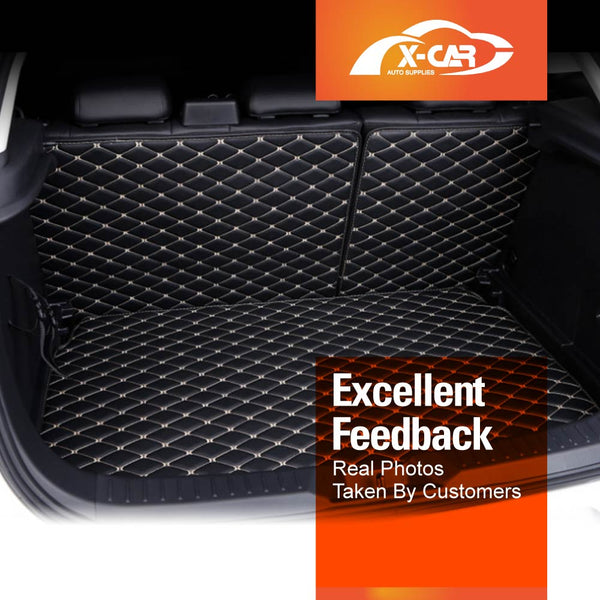 Premium Boot Liner Set For Mazda CX-3 CX3 2015-2025 PU Leather