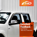 Weathershields for Isuzu D-MAX DMAX Dual Cab 2008-2012 Car Weather Shields Wind Deflectors Sun Visors-4