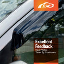 Weathershields for Toyota Hilux Dual Cab 2005-2015 Car Weather Shields Wind Deflectors Sun Visors-5