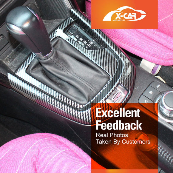 Gear Box Shifter Frame for Mazda 2 DJ DL Auto 2014-Onwards Carbon Fibre Style