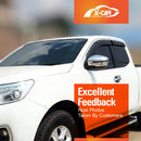 WeatherShields for Nissan Navara King Cab D23 NP300 2015-2025 Car Weather Shields Wind Deflectors Sun Visors-4