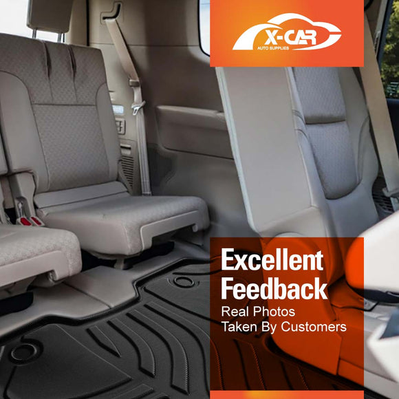 3D Floor Mats for Toyota Landcruiser 300 Series 2021-Onwards All-Weather Liners