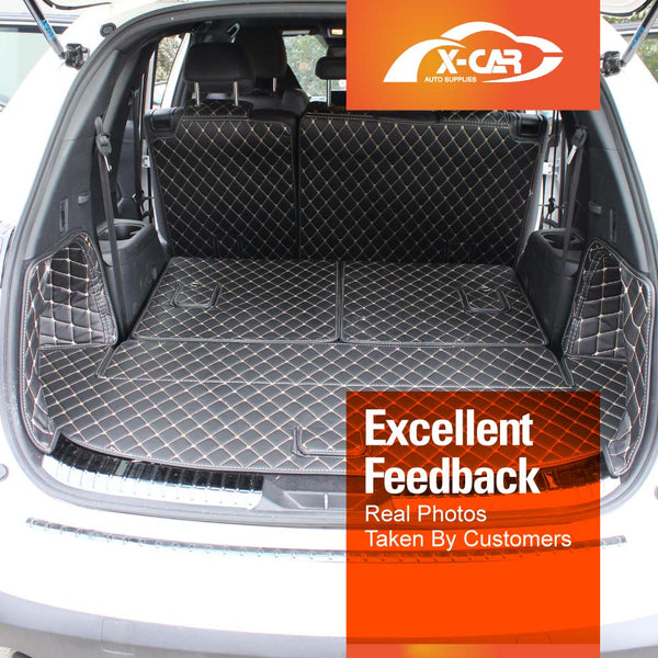 Premium Boot Liner Set For Mazda CX-8 CX8 2018-2024 PU Leather