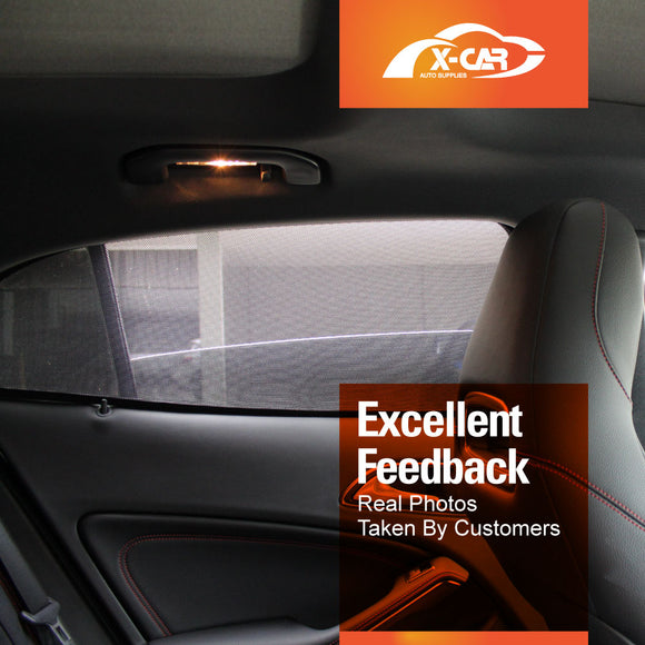 4 Pcs Complete Set Window Sun Shades for Mercedes Benz GLA Class 2014-2020