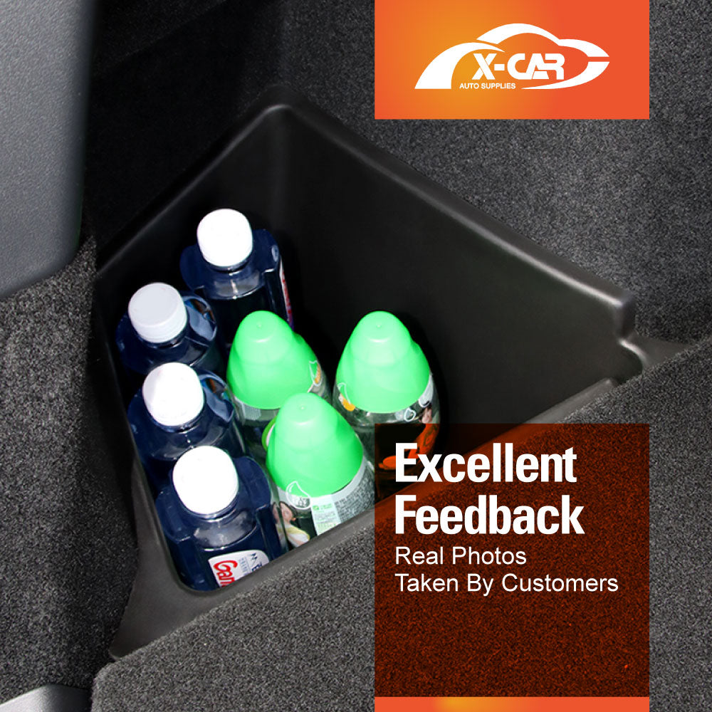 Tesla Model Y Rear Storage Tesla Model Y 2022-2025 Rear Trunk Storage Box with Lids Accessories ...