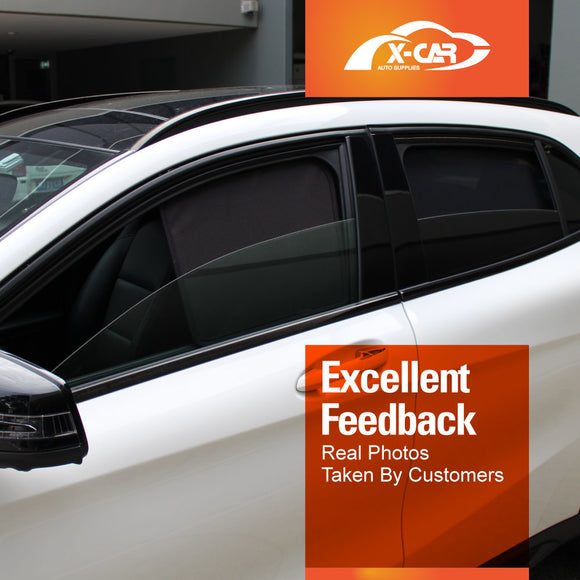 4 Pcs Complete Set Window Sun Shades for Mercedes Benz GLA Class 2014-2020