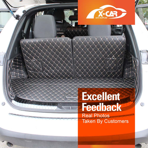 Premium Boot Liner Set For Mazda CX-8 CX8 2018-2024 PU Leather