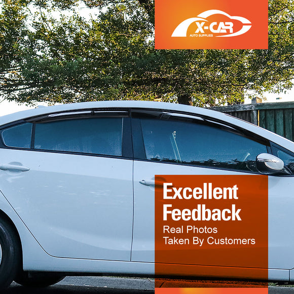 Weathershields for Kia Cerato Sedan 2013-2018 Car Weather Shields Wind Deflectors Sun Visors