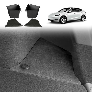 Tesla Model Y 2022-2025 Rear Trunk Storage Bins Boxes with Lids