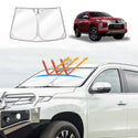 WindScreen Sun Shade for Mitsubishi Pajero Sport 2016-2024