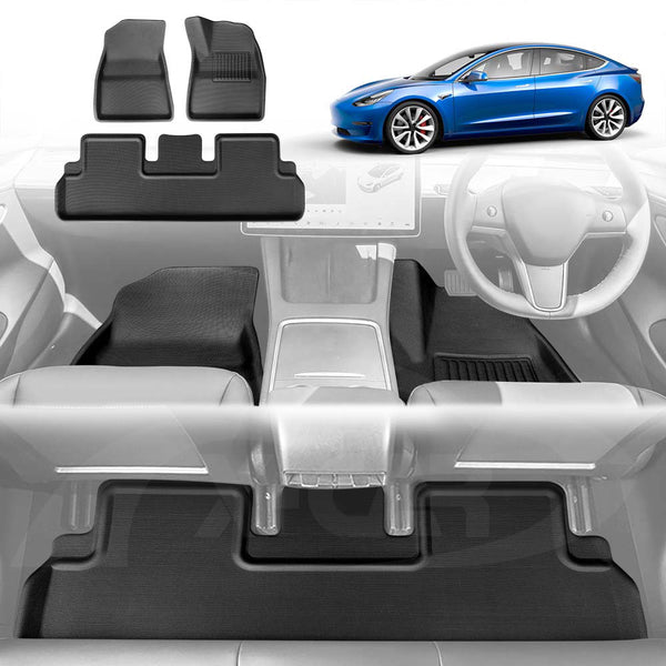 Car Floor Mats For Tesla Model 3 2017-2023