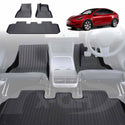 Car Floor Mats For Tesla Model Y 2021-2024 All-Weather 3D Heavy Duty Liners