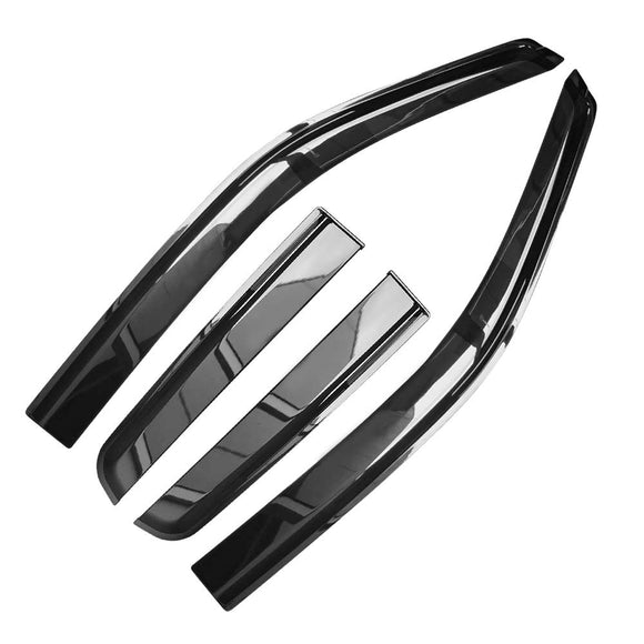 Weathershields for Isuzu D-MAX DMAX Space Cab 2020-Onwards Car Weather Shields Wind Deflectors Sun Visors