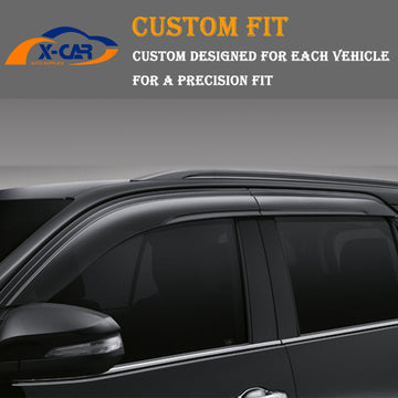 Weathershields for Toyota Fortuner 2015-Onwards Car Weather Shields Wind Deflectors Sun Visors - 0