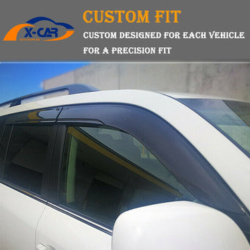 Weathershields for Toyota LandCruiser 200 Series 2007-2021 Car Weather Shields Wind Deflectors Sun Visors - 0
