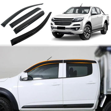 Weathershields for Holden Colorado RG 2012-2020 Car Weather Shields Wind Deflectors Sun Visors