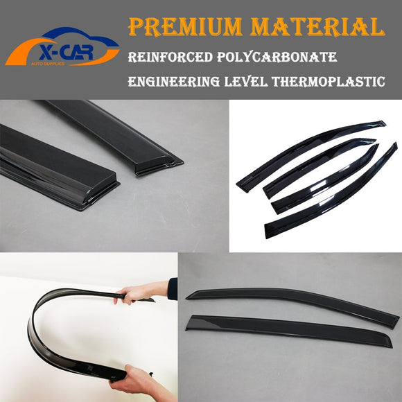 Weathershields for Toyota Corolla Sedan 2007-2013 Car Weather Shields Wind Deflectors Sun Visors